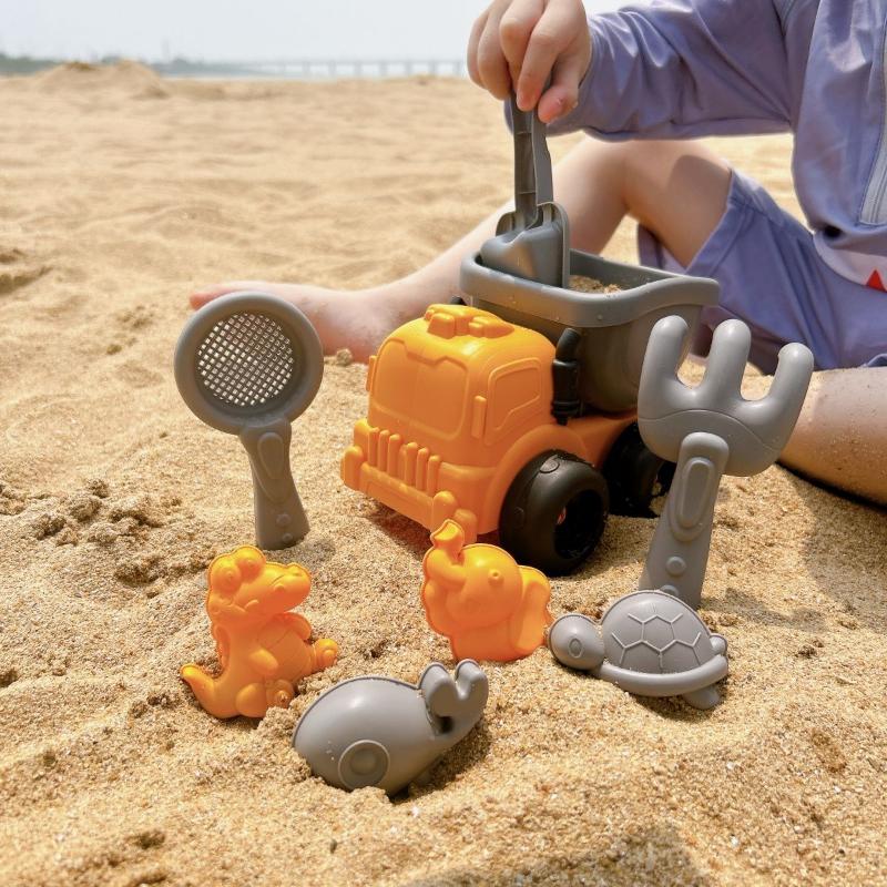 Product Introduction of Sand Digging Tools, Children's Beach Toys, ATVs, Children Playing At The Beach, Sand Castle, Bucket Set, Water Toys 31