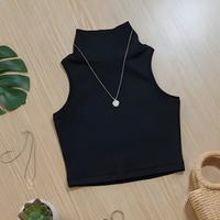 Gambar URU [1 PCS] Inner Top Turtleneck Tinggi Mini Wanita Slim Fit Basic Fashion Viral Terbaru - Dark Navy Biru, XS dari uru underwear Kab. Tangerang 2 Tokopedia
