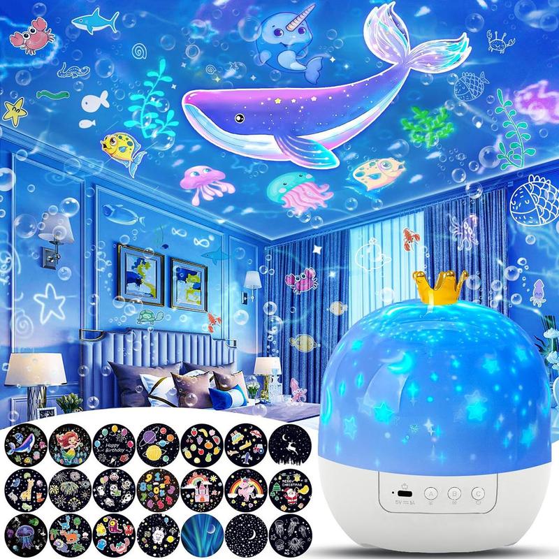  Đèn Chiếu Bầu Trời Đầy Sao Giấc Mơ Quà Sinh Nhật Đèn Ngủ Lãng Mạn Cho Phòng Ngủ Hộp Nhạc Bluetooth Xoay HD.Đèn Chiếu Đèn Ngủ Lãng Mạn Quà Sinh Nhật # Quà Tặng 