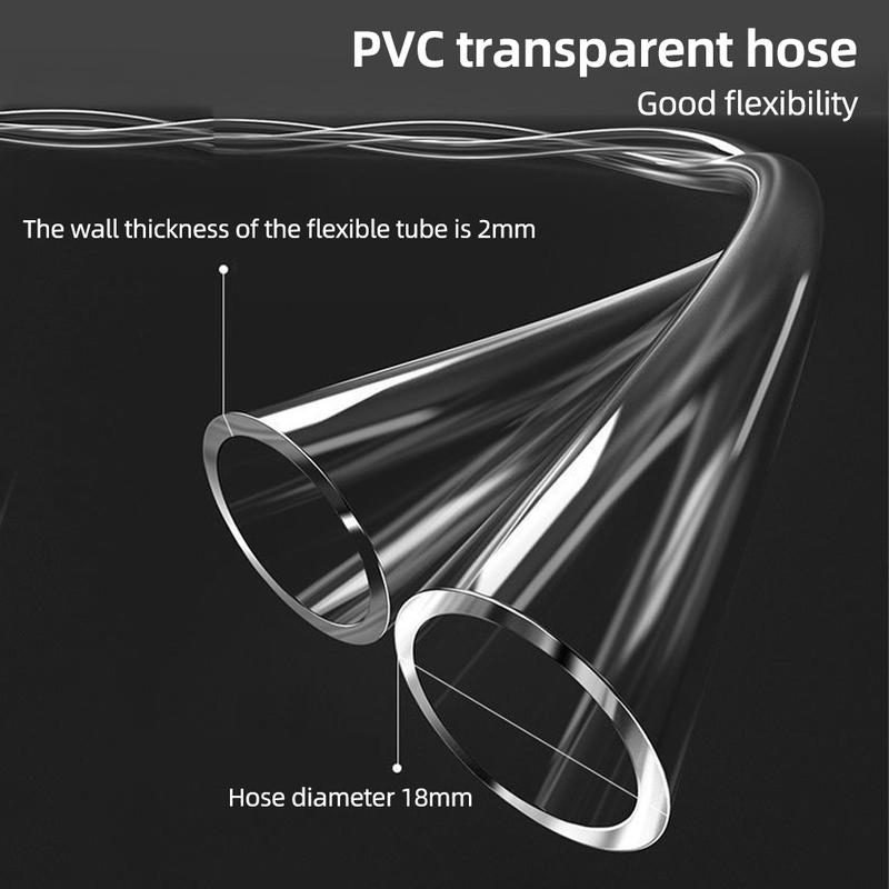 Product Introduction of 1M/1.5M/2M/3M/4M Manual Gasoline Fuel Suction Pipe Gas Siphon Pump Water Shaker Siphon Safety Self Priming Hose Pipe Plumbing Hoses Transparent #474905 31