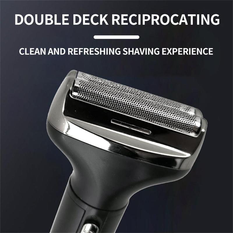 Product Introduction of Electric Razor, 1 Set 4 in 1 Wet & Dry Cordless Hair Shaver for Eyebrows Nose Face Beard, Portable Full Body Hair Trimmer 16