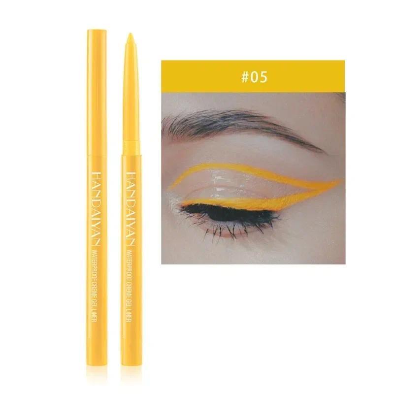 Product Introduction of Waterproof Pearlescent Matte Eyeliner Not Easy Pen Rotatable Eyeliner Long Lasting Eye Makeup Tools Korean Makeup Products Lipliner Eyeshadow 28
