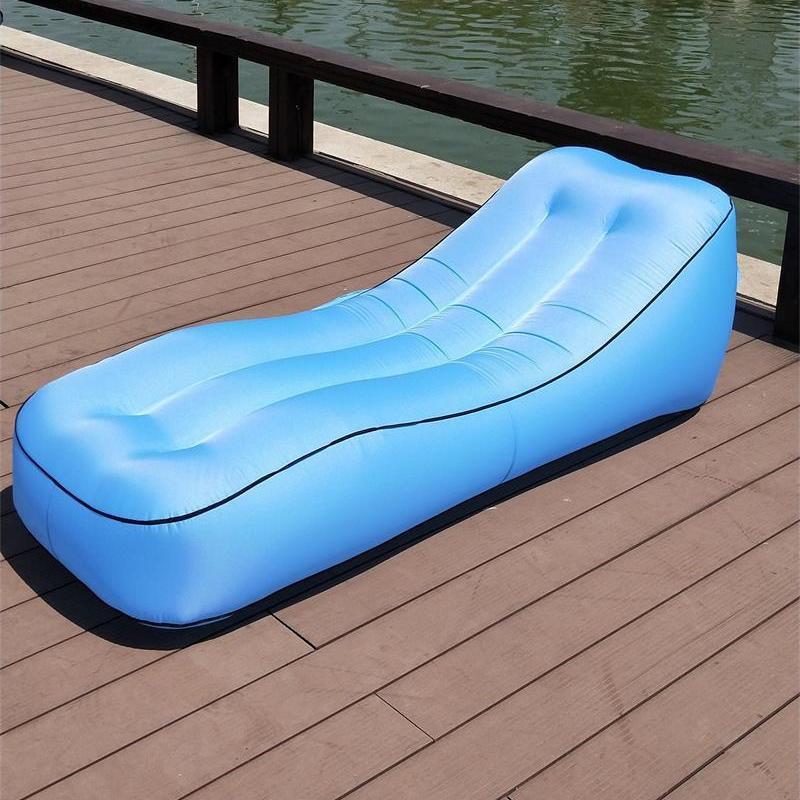 Outdoor Inflatable Lazy Sofa Internet Celebrity Airbed Park Floatation Bed Portable Air Sofa Bean Bag 6