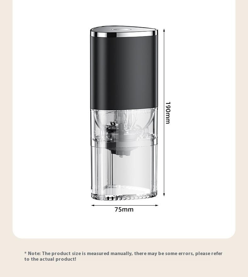 Product Introduction of Electric Coffee Bean Grinder Ultra-Fine Powder Machine Household Small Automatic Grinder Hand-Cranked Cross-Border Coffee Machine 19