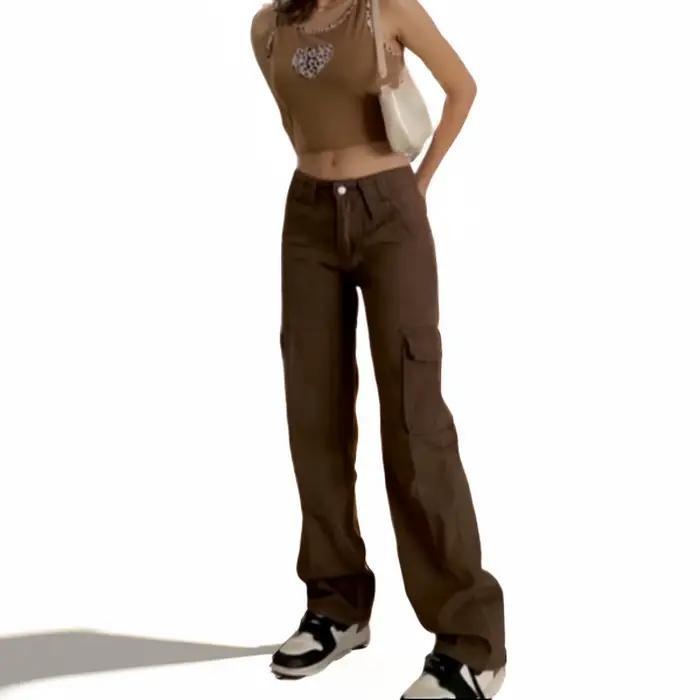 CELANA CARGO JEANS WANITA, CELANA WANITA High 1
