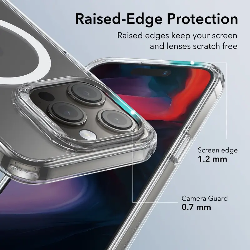 ESR Ốp lưng Magnetic Classic Hybrid màu trong dành cho iPhone 15 Pro Max - Có bảo hành 4