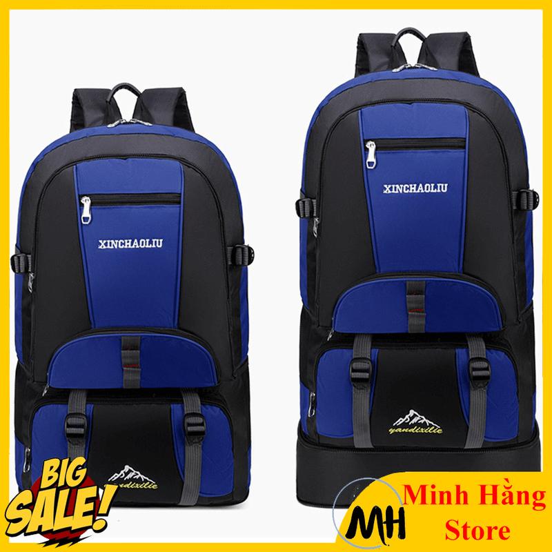 [CÓ THỂ MỞ RỘNG ĐÁY] Balo đi phượt dã ngoại leo núi thể thao ba lô du lịch ngoài trơi cắm trại sức chứa khủng 65l, ba lô nam nữ dung tích lớn