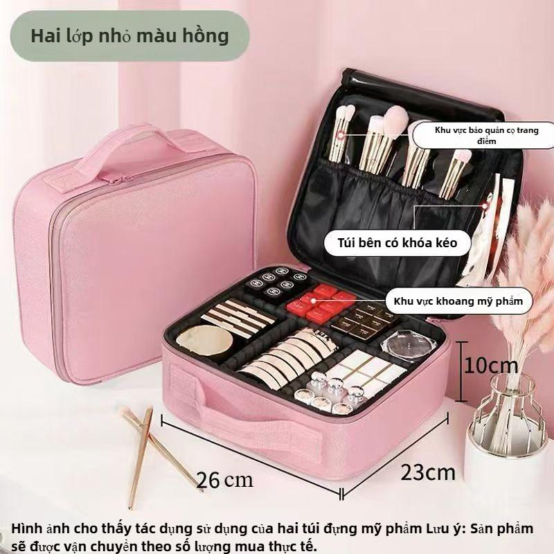  Hộp đựng mỹ phẩm công suất lớn Cốp đựng mỹ phẩm túi đựng mỹ phẩm đồ trang điểm cá nhân 