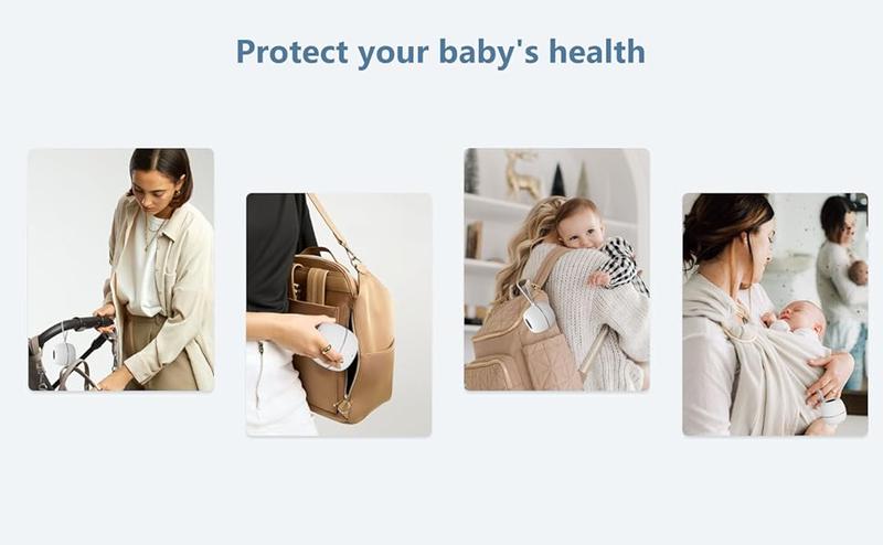 Product Introduction of Upgrade Portable Pacifier Sanitizer UV Light Sterilizer Box Easy to Carry Baby Pacifier Sanitizer On The Go 11