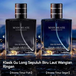 【Beli 2 dapatkan 1 percuma】Minyak wangi lelaki cologne biru cologne lelaki mempunyai wangian tahan lama dan wangian kayu segar menarik wanita untuk memberi hadiah kepada teman lelaki mereka Blue Dragon men's perfume lasts for a long time