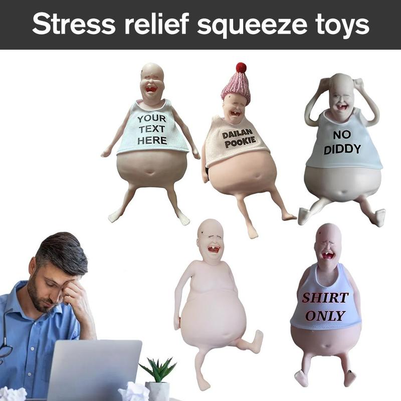 Product Introduction of Creative And Interesting Squeeze Fun Funny Soothing Decompression Toy Desktop Decoration Doll Ornaments Squeeze Gifts 14