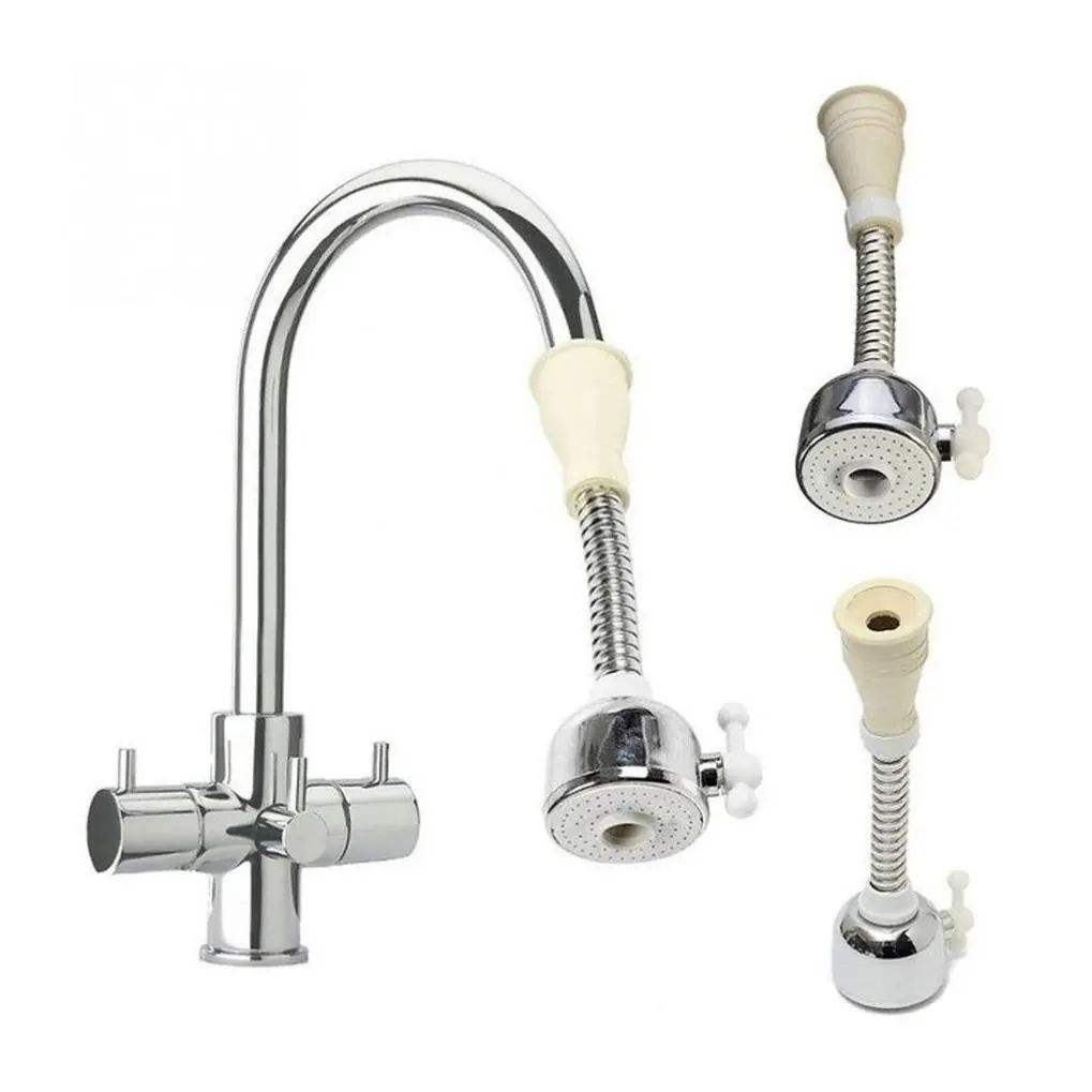 Đầu Vòi Xịt Nước Tăng Áp Cho Vòi Bồn Rửa xoay 360 độ, Đầu vòi tăng áp điều hướng xoay 360 độ với 3 chế độ nước