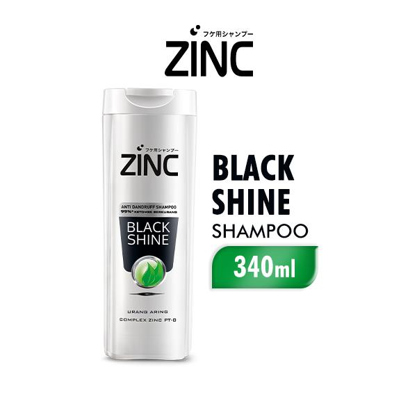 Gambar Zinc Shampoo Black Shine Botol 340ml dari Wings Indonesia Kab. Bekasi Tokopedia