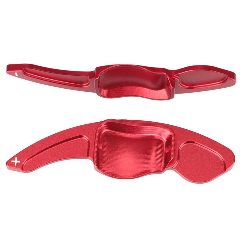 Car Steering Wheel Paddle Shift Extension Cover, Aluminum Alloy Car Steering Wheel Paddle Shift Extension Cover, Car Accessories for VW Golf 5 6 MK6 GTI R Jetta MK5 Passat B6 B7 CC Sharan Tiguan 2