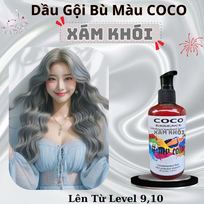 Dầu Gội Bù Màu, Khóa Màu CoCo Xám Khói