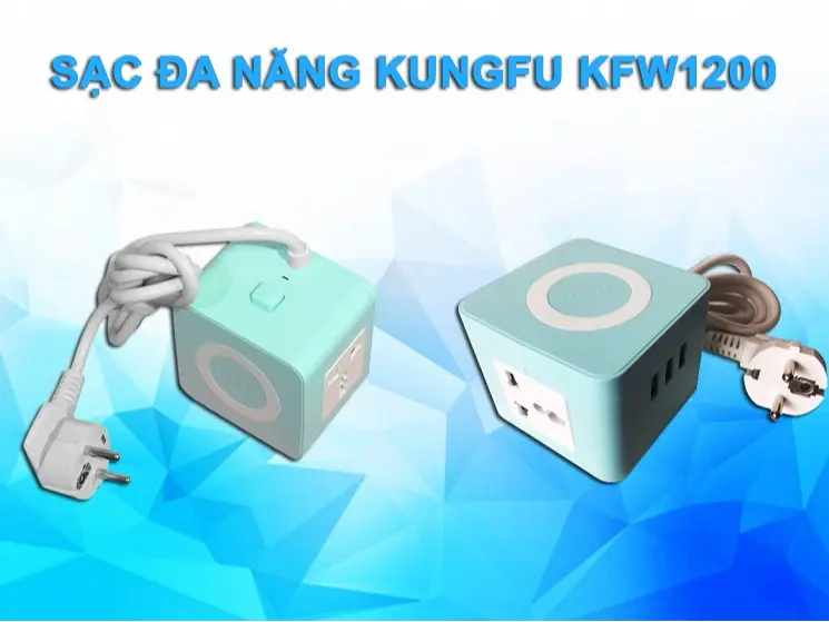 Sạc đa năng thương hiệu Kungfu KF - W1200