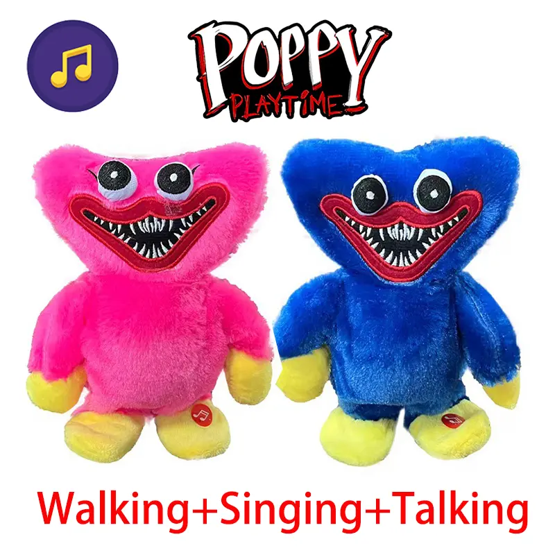 Talking Walking Poppy Playtime Huggy Wuggy Stuffed Doll Perfect Gift For Kids