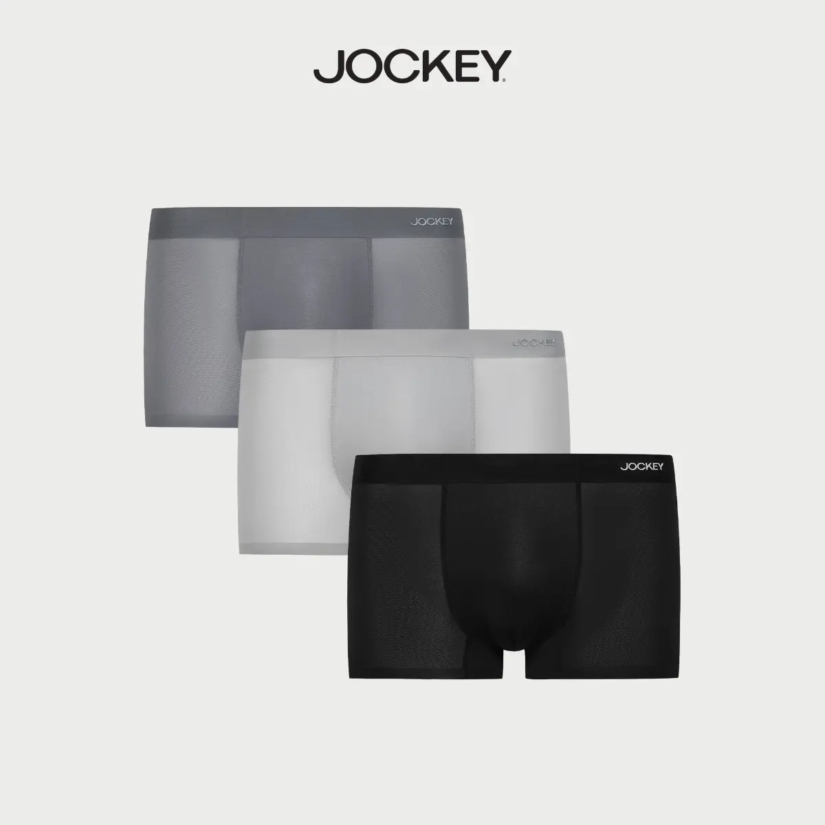 COMBO 3 Quần Lót Nam Jockey Trunk Không Đường May - J4057 Quần Boxer Sịp Boxer Menswear cao cấp