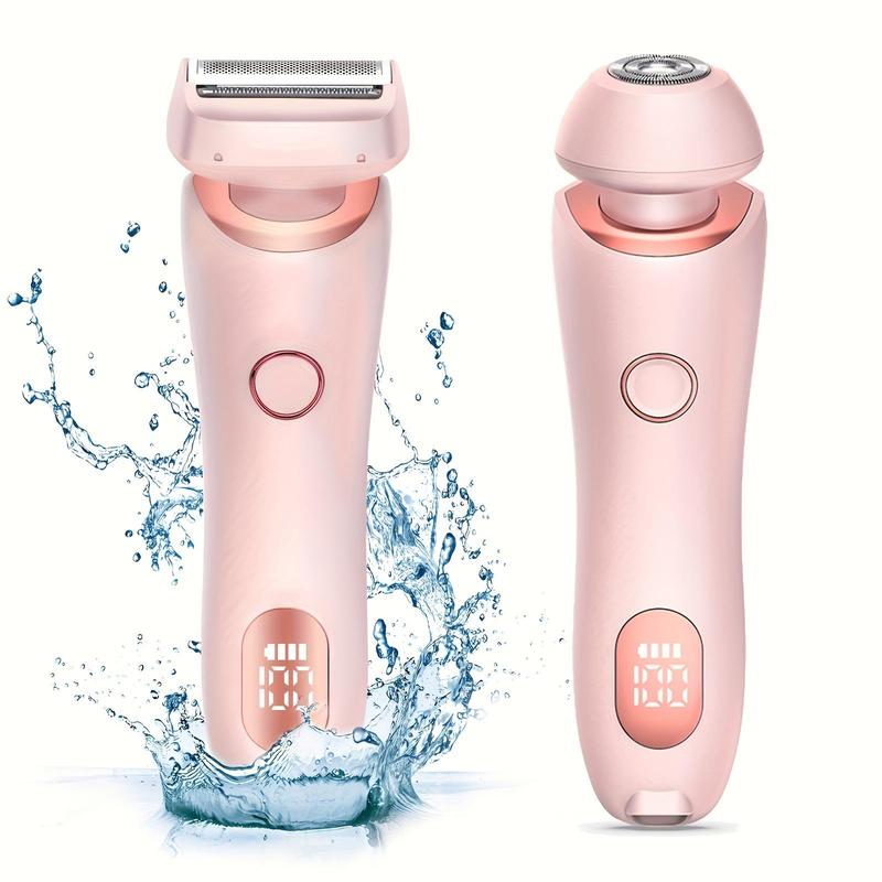 Electric Women's Shaver, 1 Count USB Rechargeable Washable Hair Removal Tool with Accessories, Wet and Dry Use Hair Removal Machine for Full Body Hair Removal 8