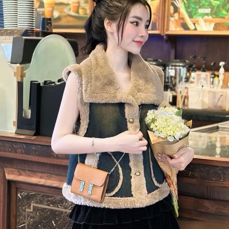 ÁO GILE BÒ VIỀN LÔNG QC, LÓT LÔNG SIÊU ẤM MÃ 8802 Top