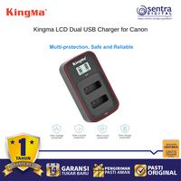 Gambar Kingma BM058-NB13L LCD Dual USB Charger for Canon NB13L Portable Universal dari Sentra Digital Kota Surabaya 2 Tokopedia