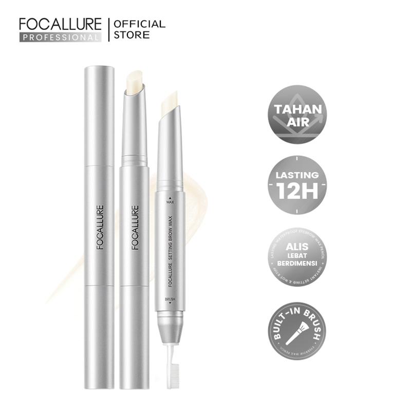 FOCALLURE Eyebrow Gel 3D Double-headed Transparent Eye Brows Wax Waterproof Long-Lasting Smooth Wild Brow Styling Soap 0