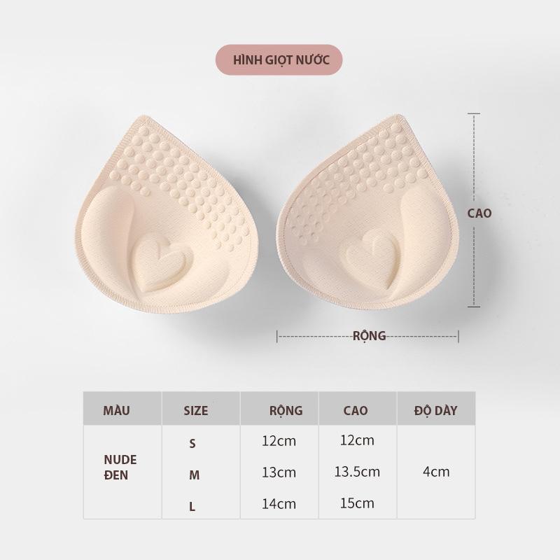 Product Introduction of Cặp Đệm Ngực Mút Lót Áo Tập Thể Thao Cao Su Thiên Thiên ML01 Siêu Mềm Mại Bền Bỉ Giữ Dáng Bra 2