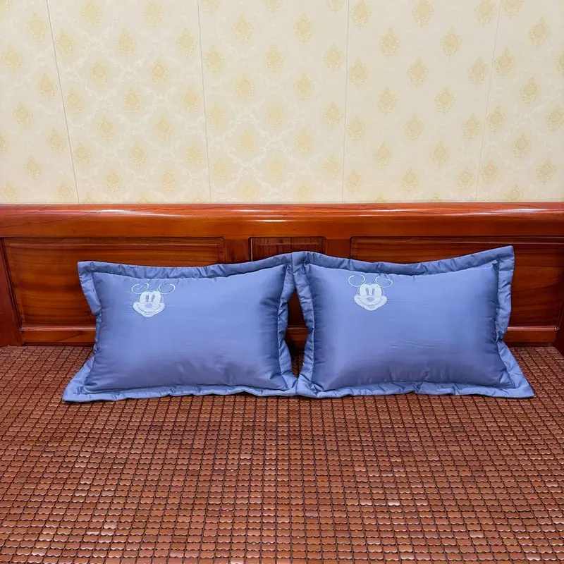 Combo 2 Vỏ Gối  Phi Lụa Màu Sắc Đẹp ,Chất Lượng Cao Cấp - Hàng chuẩn lụa Sang Trọng vỏ  gối 1