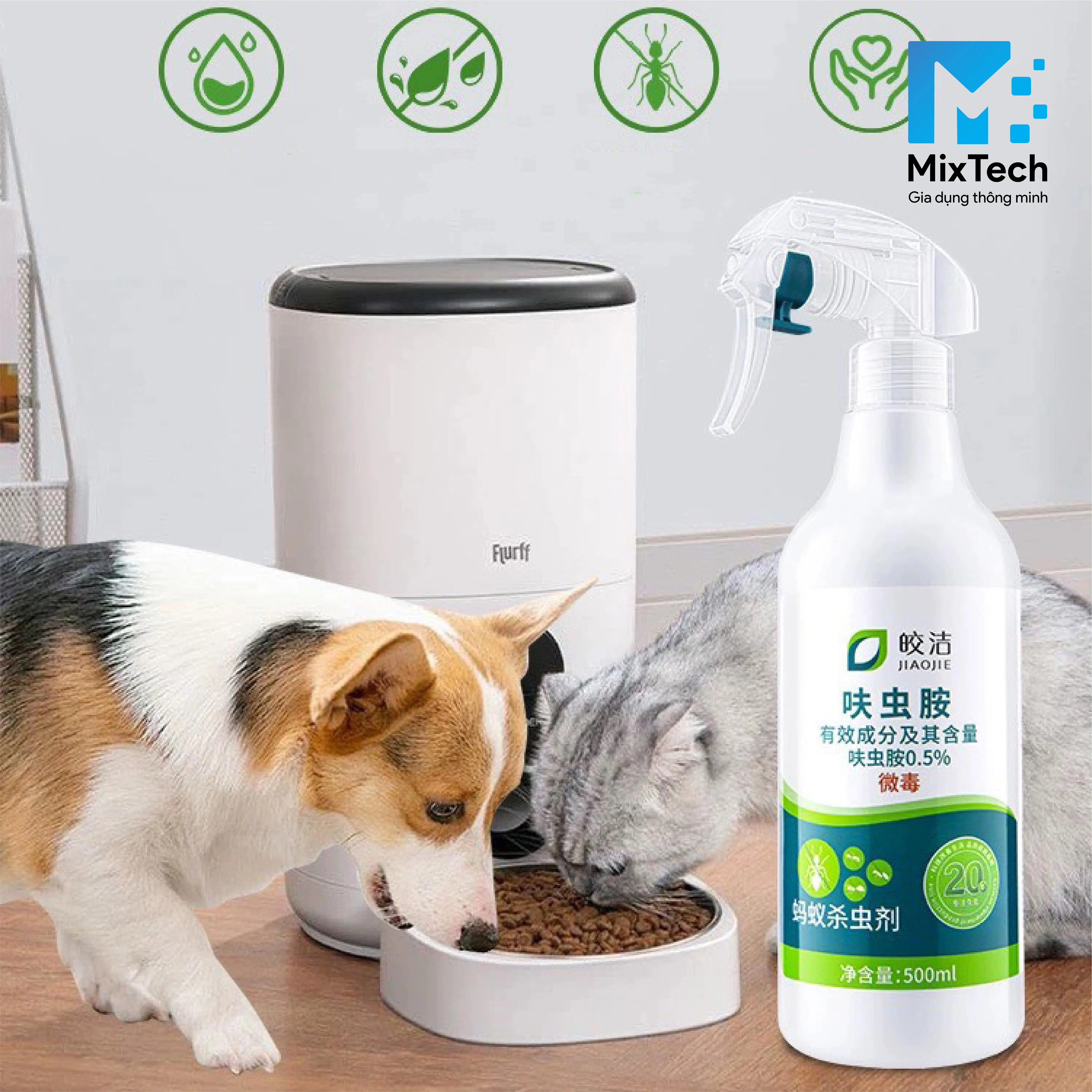 Thuốc diệt kiến không mùi an toàn cho thú cưng và trẻ nhỏ