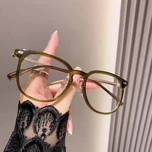 แว่นตาสายตาสั้น, เปลี่ยนสีได้, สไตล์ย้อนยุค, ทรงกลม, สำหรับผู้ชาย, ป้องกันแสงสีฟ้า, การออกแบบที่ไวต่อแสง