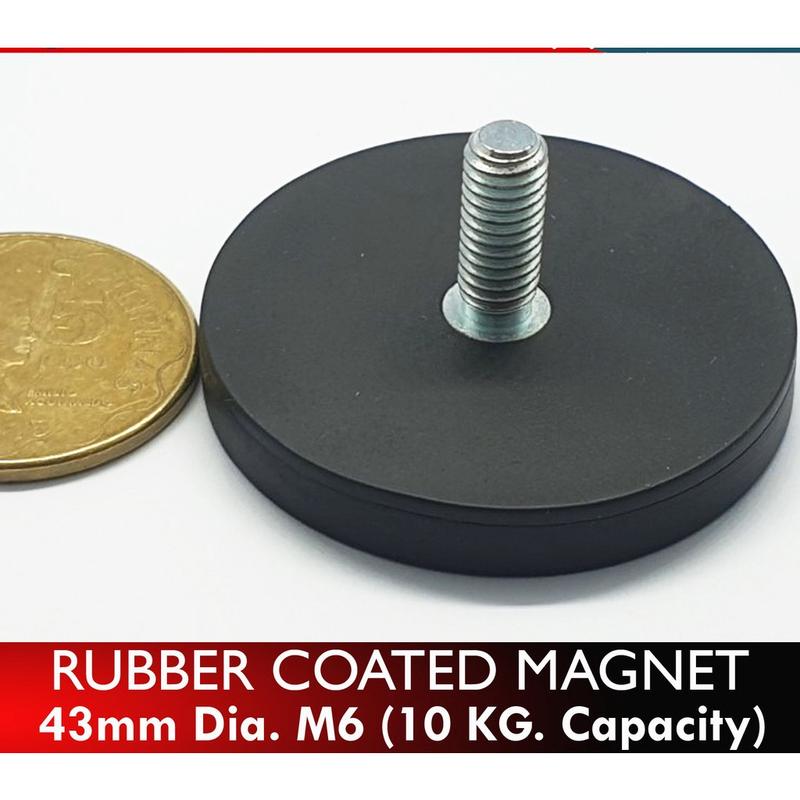 Product Introduction of N52 Rubber Coated Neodymium Pot Magnet for Wall, Roof, Magnetic Mounting Super strong Magnet 20