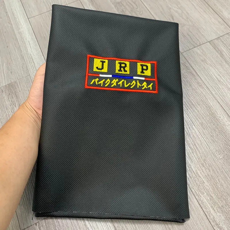 Da yên thêu JRP Đen gắng nhiều dòng xe, bộc yên xe máy 5