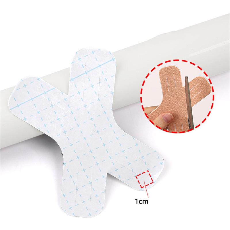 (10 Pack) Elastic Finger Protection Patch Thumb Fixed Support Anti Friction Sports Finger Protection Tape(from ADH) 4