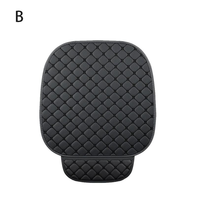 Product Introduction of 3PCS Car Cushion Set Four Seasons General Leather Embroidery Cushion Car Seat Cover Leather Minimalism Wear-resistant Non-slip Cushion 35