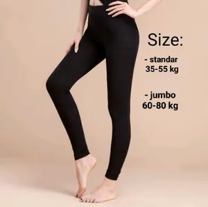 LEGGING PANJANG WANITA BAHAN SPANDEK / lengging wanita polos