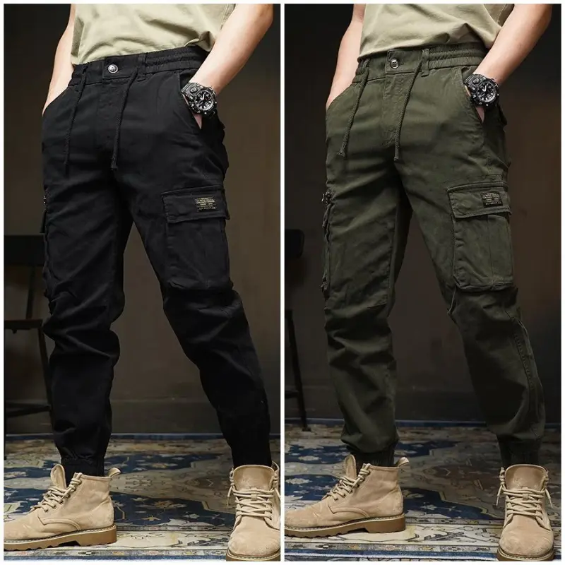 Quần Jogger Nam Túi Hộp Cao Cấp Chuẩn Form,Tôn Dáng - JG10 Sport Kaki Cotton Tập Gym