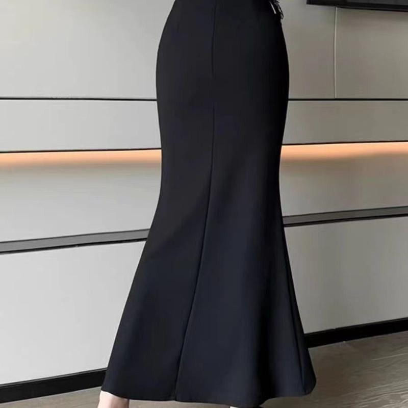 Product Introduction of Chân váy đuôi cá dáng dài cạp liền 90cm 7