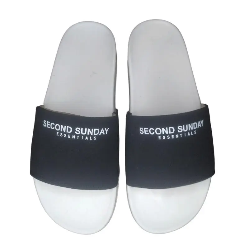 Dép Second Sunday Essentials Quai Ngang Nam Nữ Bản Cao Cấp kiểu dáng Hàn Quốc 'hot' Slipper DeP Đế Bằng DéP Dép Lê Leather 8
