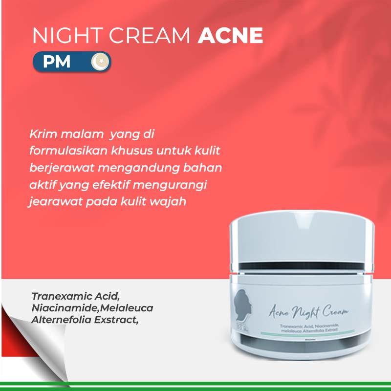 Acne Skincare IBTSkin / Krim wajah Berjerawat pagi & malam IBTSkin 8