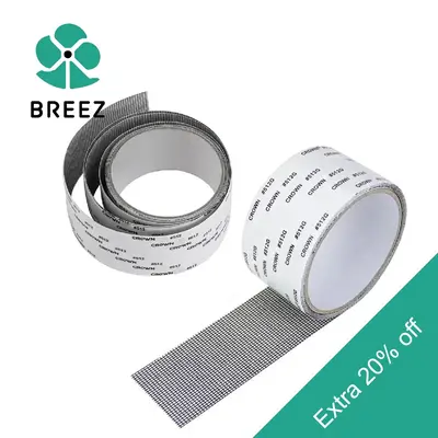 Secure Screen Repair Tape Window Screen Repair Tape - Self-Adhesive Mesh Patch, 3.15 X 30 Ft, Grey Fiberglass For Doors, Tents & Screens Black Screen Repair Tape Home Depot