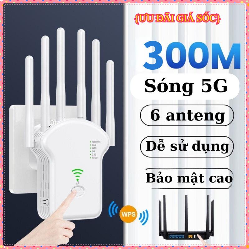 【Giao hàng nhanh Bộ kích sóng wifi băng tần kép tốc độ 300M .Bộ khuếch đại tín hiệu không dây WIFI 5G  hàng nội địa chính-Bảo hành 5 năm 
