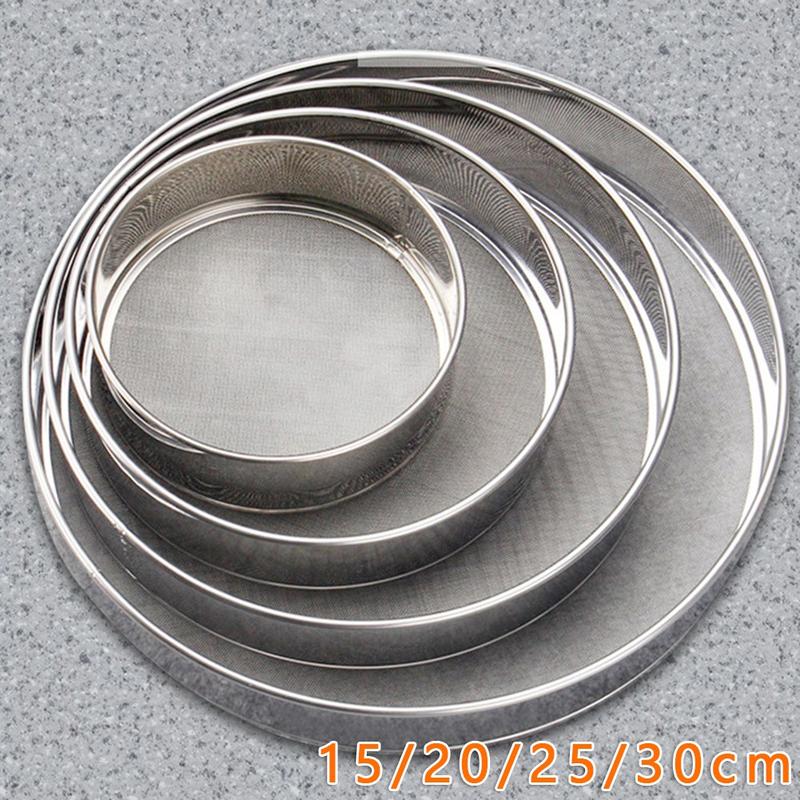 Rây Bột Vật Liệu Thép Không Gỉ Lưới Mịn Dụng Cụ Nhà Bếp Bộ Lọc Dầu Bộ Lọc Đường