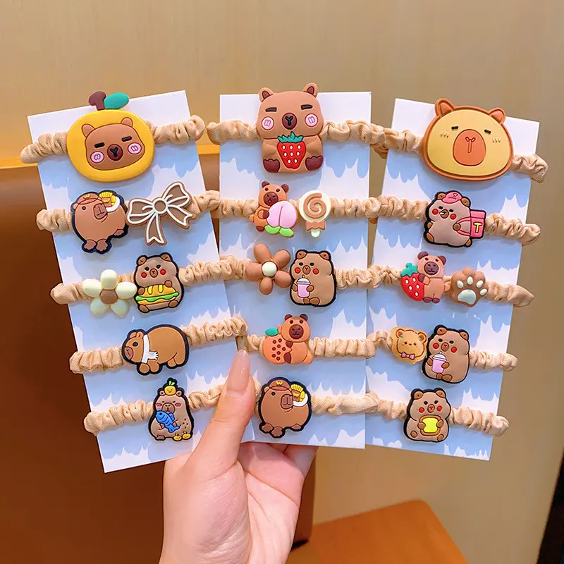 ED - SCRUNCHIE IKAT RAMBUT ANAK ICON KAPIBARA STYLE KOREA / KUNCIRAN ...