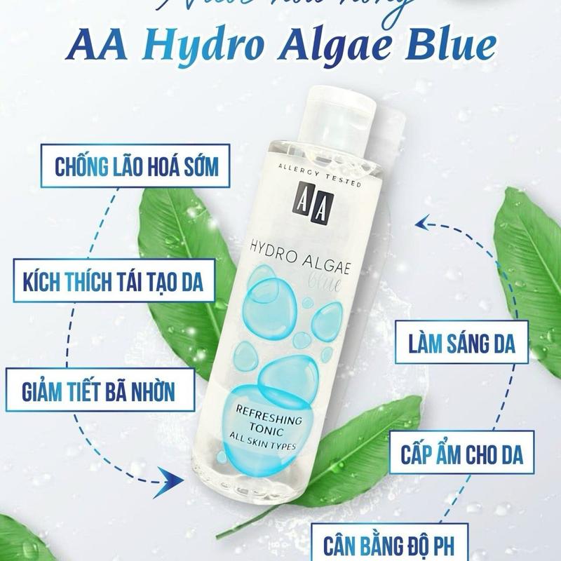 Nước hoa hồng sạch sâu kháng viêm se lỗ chân lông AA COSMETICS