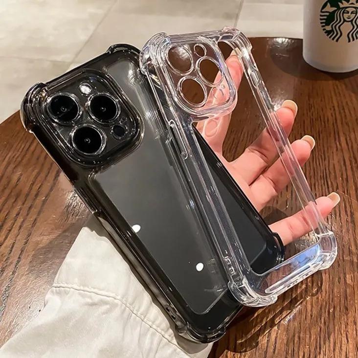 Product Introduction of Ốp Điện Thoại Sang Trọng, Trong Suốt, Chống Sốc, Tương Thích Với iPhone 16, 15, 11, 13, 14, 12, Pro, 7, 8 Plus, XS Max, X, XR, Mềm Và Trong Suốt, 16 Pro Max 5
