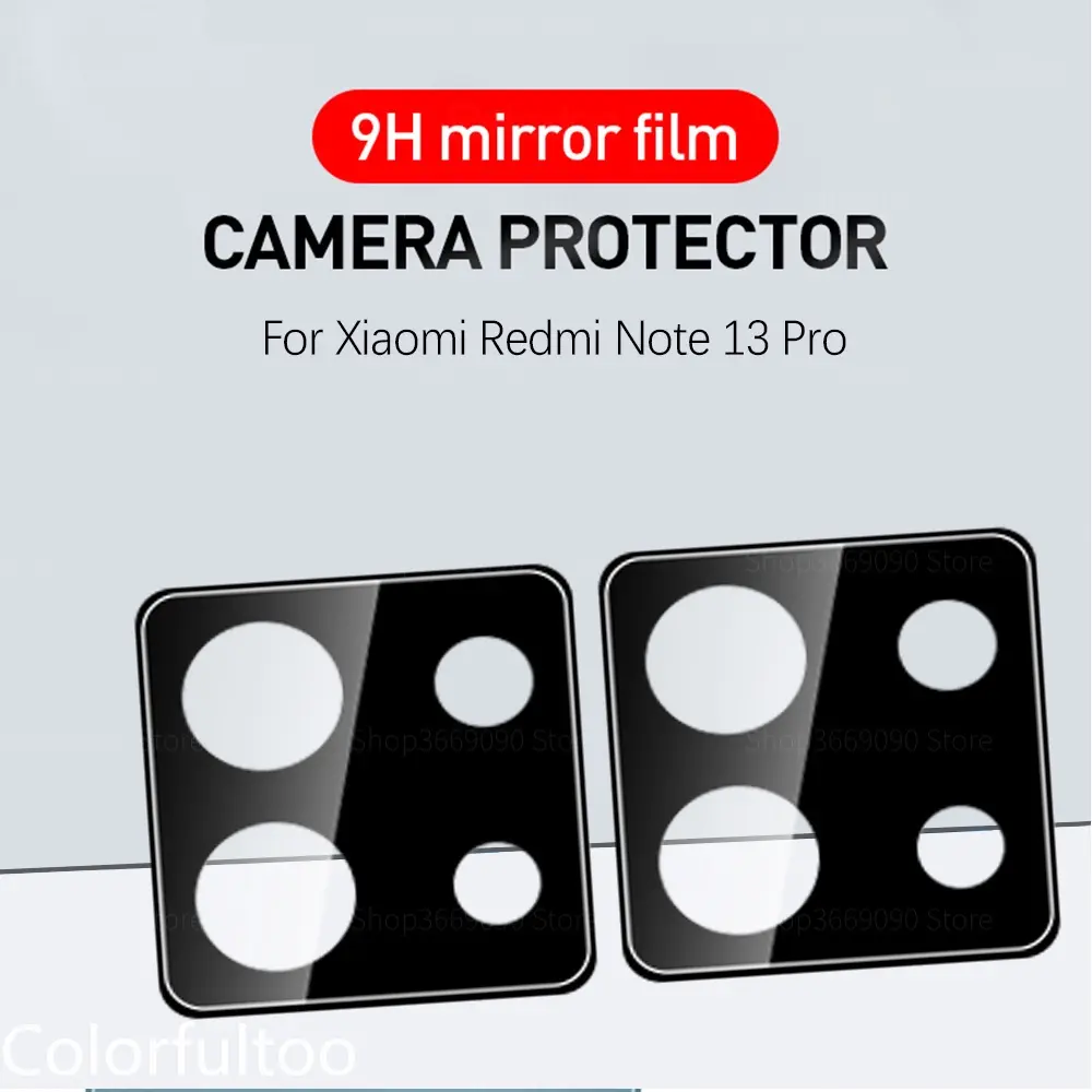 Bảo vệ camera HD cong 3D, 1 đến 3 miếng, cho Xiaomi Redmi Note 13 Pro Plus 13Pro + Note13 Note13Pro Note13Pro + 4G 5G, Bảo vệ màn hình kính cường lực phủ sóng đầy đủ, Màng Bảo Vệ Ống Kính