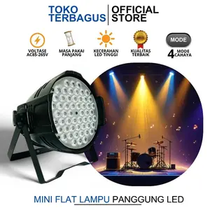Lampu Sorot Panggung Disco 54 Mata LED Warna Warni - Bahan Aluminium Metal, Bisa Meyesuaikan Musik