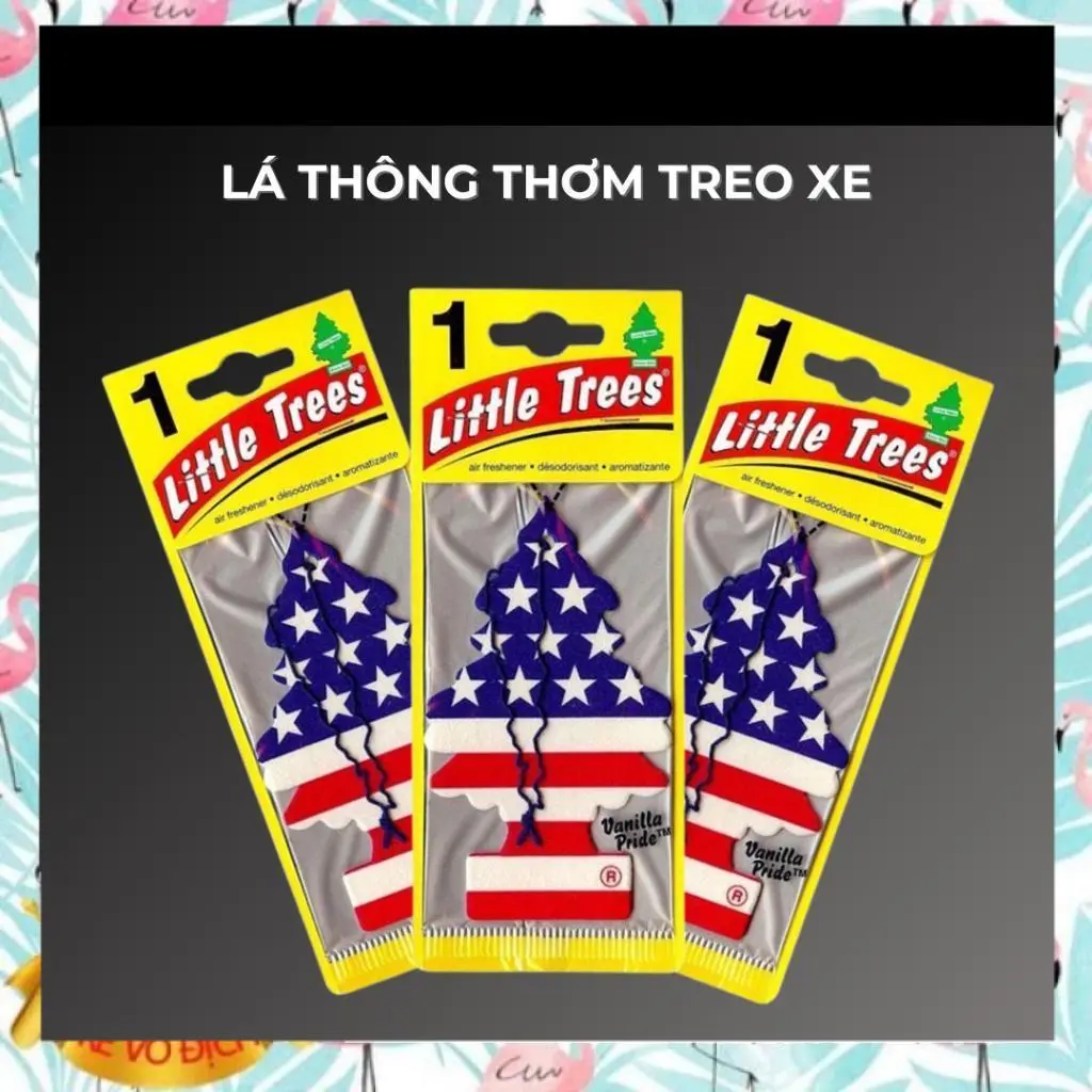 Cây Thông Thơm Treo Ô Tô, Tủ Quần Áo Khử Mùi - Lá Thông Thơm Little Trees Treo Xe Nhiều Mùi Hương - PKX Carduty