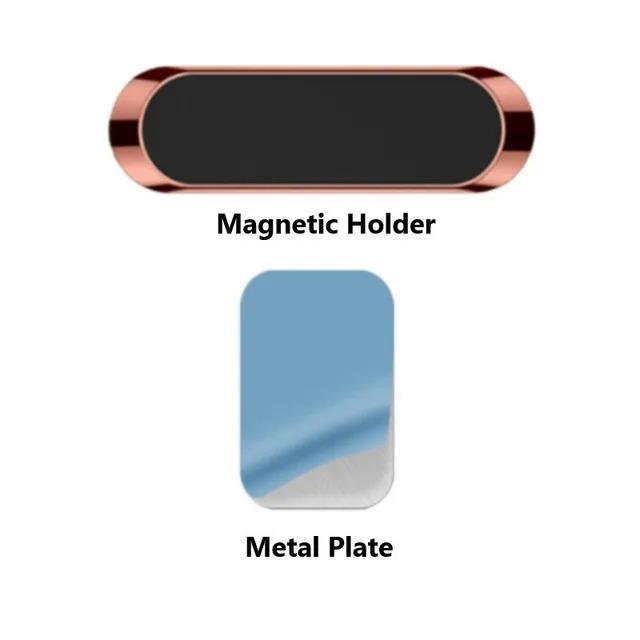 Product Introduction of Popular multifunctional magnetic suction car phone holder creative car magnetic air outlet car metal magnetic bracket 0