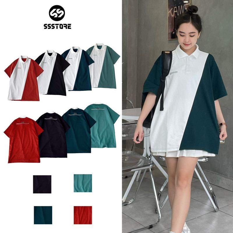 Áo Polo Mini LocalBrand Dessuu - Áo Polo Cổ Bẻ Dessuu Form Rộng Nam Nữ Unisex Nhiều Màu_SSSTore Top